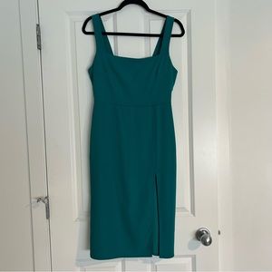 Babaton 90s slit midi dress